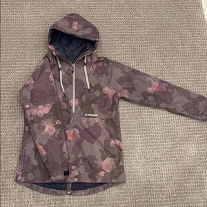 Armada Women’s Floral Ski/Snowboard Pullover Jacket.